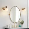 Wandlamp Gouden Spiegel Frontlampen LED Toiletkast Licht Badkamer Slaapkamer Dressoir Make-up Sconces Verlichtingsarmaturen