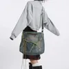 MBTI Y2K Vintage damska torba na ramię umyta dżinsowa surowa krawędź duża pojemność Bag Messenger Designer Designer torebka 240311