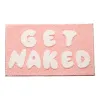 MATS INYAHOME 50x80cm Get Naked Bath Mats Pink Floor Rugs nonslipベッドルームバスルーンドアドアマットリビングルームのための素早い吸水