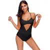 Kvinnors badkläder Bikini 2024 Sexig liten Black Chest Push-up Lace Jacquard Blus Swimsuit 2 Piece Set Bathing Suit Women