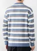 Men's Sweaters 2024 Spring Autumn Casual Knitted Sweater O-Neck Striped Slim Fit Mens Knitwear Pullover Men M-3XL A03