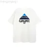 Designer Carharttt T-shirt Carharrt Kaharts Classic Snow Mountain Print Wip Hommes et femmes Lâche Col rond Polyvalent T-shirt à manches courtes Tendance