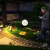 2/4st Solar Light Outdoor Garden Solar Powered Waterproof Motion Sensor Pathway Light Landscape Spotlight Yard Backyard Lawn