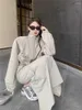 Abiti da lavoro Ragazza Abito casual Donna Allentato Sunsn Cappotto con cerniera Estate Elastico in vita Gonna divisa Due pezzi Moda femminile Drop Delive Otgm6