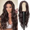 Lace Wigs Brazilian Hair 40 Inch 13X4 Hd Front Wig Pre Plucked Body Wave Frontal Glueless Simation Human For Black Women Drop Delivery Dhbet