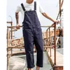 lightweight Overalls With Pockets Men'S Bib Overalls Fi Relaxed Fit Casual Jumpsuit Cott Denim Trousers Daily Wear M0Ok#