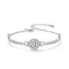 Bracelet rétro Micro ensemble 3A Zircon Super scintillant Bracelet européen et américain populaire femmes mode Bracelet bijoux de fête de mariage cadeau de saint valentin spc