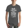 hot Cocoa And Fuzzy Socks T-shirt plain quick drying black t shirts for men B6ys#