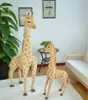 Jouet en peluche girafe de Simulation créative, poupée en peluche de cerf de dessin animé