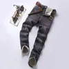 Yeni Varış Koreli Fi Lüks Erkekler İş Giysileri Denim Jeans 2023 Düz denim Lüks Siyah Klasik Sokak Giyim Kovboy Pantolon E5E4#