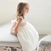 Bébé fille princesse vintage robe sans manches infantile