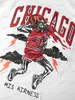 #23 Chicago BaseKetball Jersey i lager nummer 23 rött vit broderi