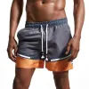 Strandhosen Sommer Neue Stil Herren Badeshorts Tasche Herren Badeshorts Schnelltrocknende Strandhose Badebekleidung mit Mesh-Futter y70U #