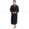 Mens Silk Satin Pyjamas Sleepwear Robes Robes Bathrobe Nightgown S ~ 3xl__For Xmas Gifts K4GO#
