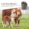 Dog Collars Cow Horse Sheep Grazing Bells: Small Bell Cattle 2Pcs Farm Loud For Anti Accessories Brown