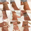 Anklets Bohemian Shell Star Chain Armband benarmband smycken Bohemian Sea Star Key Butterfly Charm Armband Setc24326