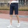 4 Colors Classic Style Men's Slim Shorts 2023 Summer New Busin Fi Thin Stretch Short Casual Pants Male black Khaki Gray O8wr#