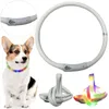 Colliers lumineux en Silicone pour chiens, multicolore, chargeur USB, taille lumineuse, découpable pour petits, moyens et grands chiens