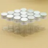 瓶50pcs 22*50mm 10ml小さなガラスボトルシルバースクリューキャップストレージボトルジャーガラス小ジャーミニコンテナバイアルボトル