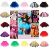 15 colori mini tutu gonne gotiche sottogonne balletto 5 strati gonna in tulle rockabilly per costume cosplay natale halloween