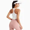 Yoga Outfit U Collar Vest Fitness Underwear Gym Top With Chest Pad Women Workout Sexy Sports Bra Vests For Sleeveless Shirt