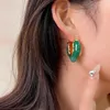 Pendientes De Aro Moda Europea Y Americana Francés Retro Irregular Diseño Femenino Sentido De Todo A Juego