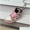 Party Favor Designer Sneakers Schlüsselanhänger Geburtstagsgeschenk Schuhe Schlüsselanhänger Handtasche Basketball Schlüsselanhänger 13 Farben Drop Lieferung Home Garde Ot3Bl