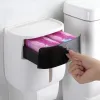 Holders Waterproof Toilet Paper Holder Plastic Paper Towels Holder Wall Mounted Bathroom Shelf Storage Box Portable Toilet Roll Holder