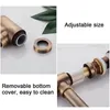 DOOKOLE Bathroom 1 1/4 Bottle P-Trap Waste Pipe Tube Adjustable Height with Pop-up Drain Stopper Kit Assembly 240311