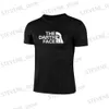 T-shirts voor heren Zomertraining Gym t-shirt Heren Bodybuilding Voetbal t-shirts Sneldrogend Sport Running Shirt Korte Slve Voetbal Fitness Jersey T240325