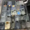 Jeans de grife para homens clássico bordado alfabeto jean marca moda algodão calças estiramento alta qualidade outono e inverno f01k9