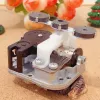 Boxes DIY Music Box Mechanism With Three Rotating Magnets Ballet Musical Movement Christmas gifts Unusual