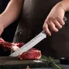 Knivar Kök Boning Slaughter Meat Cutting Knife Rostfritt stål Butcher Skivning Kock Kniv Vegetabilisk frukt Forged Hammer BBQ Tool