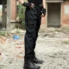 Pantalon Cargo tactique militaire noir pour hommes, pantalon de survêtement tactique de l'armée, salopette de travail, pantalon décontracté, CS 70Z5 #