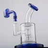 Offre spéciale Matrix Perc verre Bong Fliter narguilé barboteur épais tuyau d'eau recycleur Dab plate-forme avec Joint de 14mm