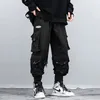 Hip Hop Techwear Pantalon Homme Multi Poches Streetwear Pantalon Cargo Printemps Automne Vintage Harajuku Pantalon Plus Taille 5XL Pantalon de survêtement U6BG #