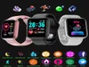 Y68 D20 Smartwatch Fitness Bransoletka ciśnienie krwi czujnik tętna Monitor Monitor Karcing Bransoletka Mężczyźni Męs