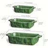 3pcs, Ceramic Bakeware Set, Porcelain Rectangular Dish, Lasagna Pans Baking Pan Casserole Dish Set for Kitchen, Cooking, Cake Dinner, Banquet and Daily Use, 15