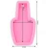 Baking Moulds Shiny Nail Polish Bottle Mold Silicone Molds DIY Resin Epoxy Keychains Mould For Jewelry Key Ring Pendant Decoration