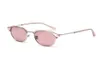 Óculos de sol 2021 Mulheres polarizadas Vintage Half Rim Sun Glasses Men Brand Retro Pink Sunglass Tons para UV4001217180