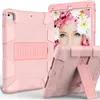 custodia ibrida 3 in 1 per ipad resistente agli urti con armatura resistente custodie per tablet robuste in silicone con supporto integrato per ipad 10 ipad da 2 pollici 9a 8a 7a generazione ipad mini