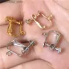 耳のカフ耳カフジャンカン10ピース非穴あき耳クリップフックdiy earrings手作りファッションアクセサリーy240326