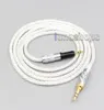 8 Core Silver Plated OCC Earphone Cable For Audio Technica ATHM50x ATHM40x ATHM70x LN0065373056835
