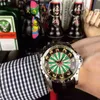 Montres pour hommes Table ronde montre de luxe taille de montre 45mm verre saphir suisse mouvement automatique de la machine bracelet de montre en peau de vache importé ARWZ