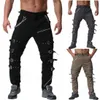 2022 Devil Fi Punk Heren Afneembare Broek Steampunk Gothic Zwart Schotland Kilt Broek Man Casual Cott Broek Met Kilt I6BH #