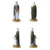 Esculturas QX2E Virgen María con Santa Ana Bendita Escultura Católica Estatua Cristiana de Resina