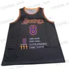 Herrt-shirts bg baskettröjor legend 24 mamba jersey digital tryckning högkvalitativ utomhussport fem mästare gula svart 2023 Ny T240325