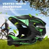 Enfants détachable casque intégral sport sécurité vélo équipement de protection pour cyclisme planche à roulettes patinage à roulettes Scooter 240312