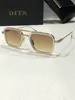 2024 DITA Pilot Square Women's Men Sunglasses Fashion Designer Shades Golden Frame Style Sun Glasses Mens UV400 Gradient Sunglass