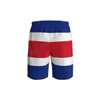 summer Men's Costa Rica Emblem Beach Pants Shorts Surfing M-2XL Polyester Swimwear Running Z53f#